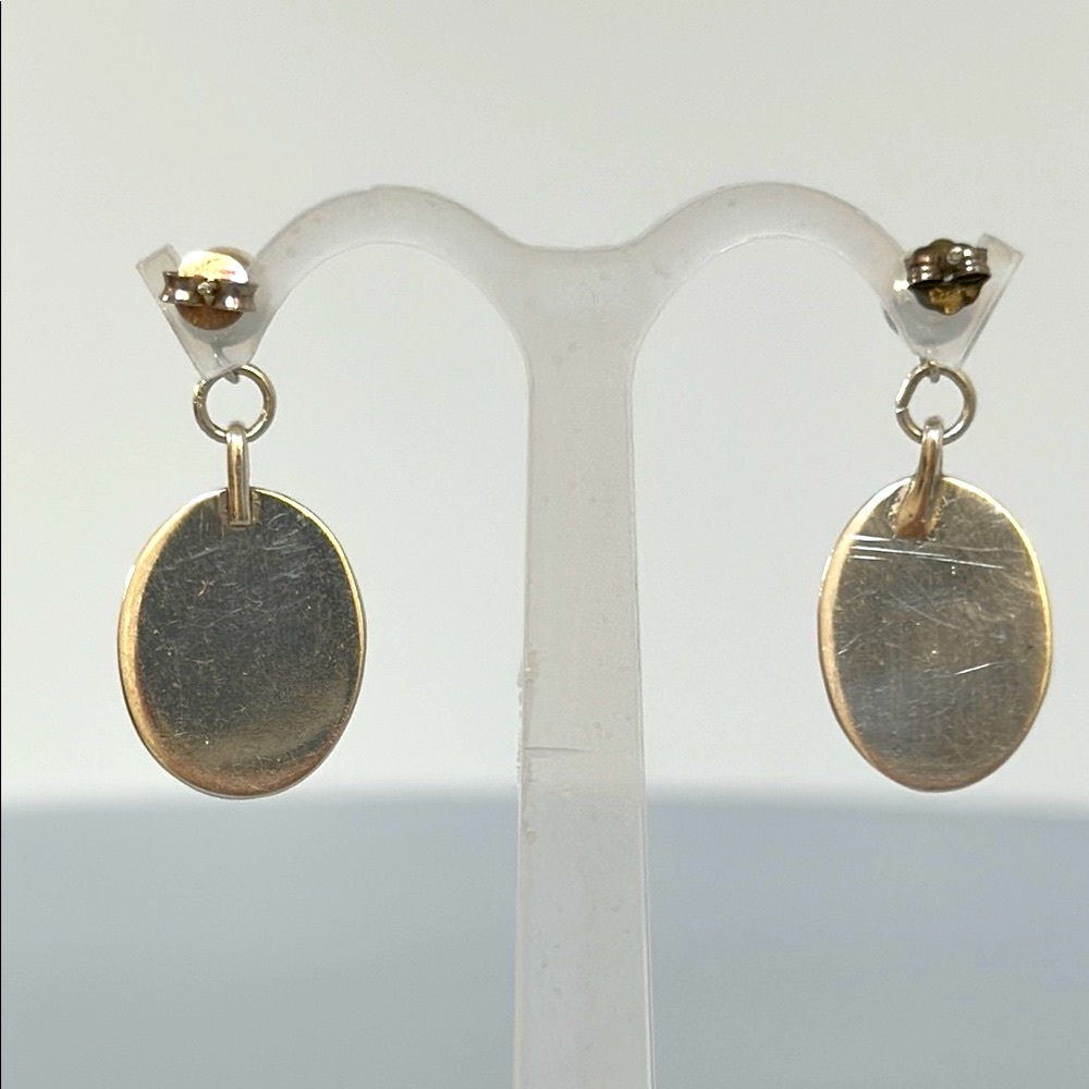 Elegant 925 silver Blue and Silver Dangle Earrings with Elegant Drop Design - Picture 3 of 6